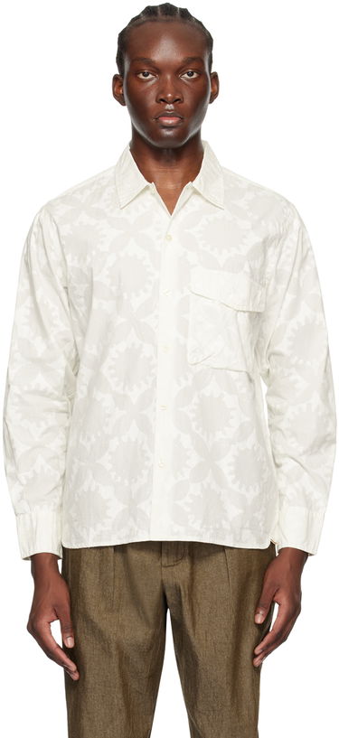 Srajce Universal Works Universal Works Field Shirt Bela | P3079, 0