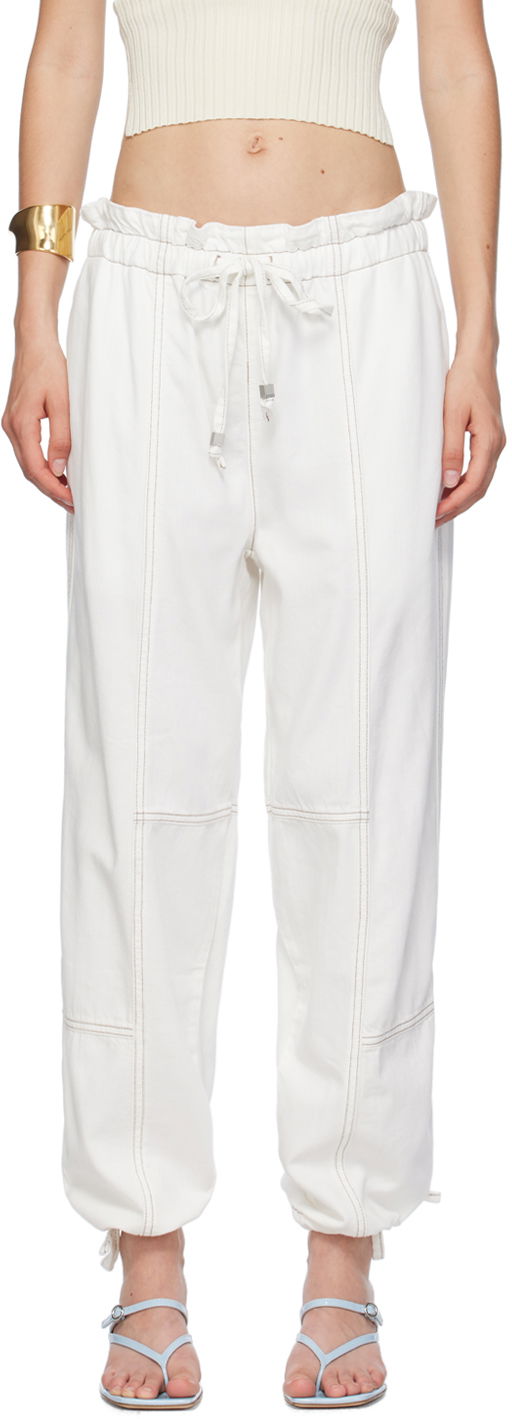 Trenirka rag & bone Rag & Bone Ultra Featherweight Jordan Pants Bela | WDD24P2992FYWH