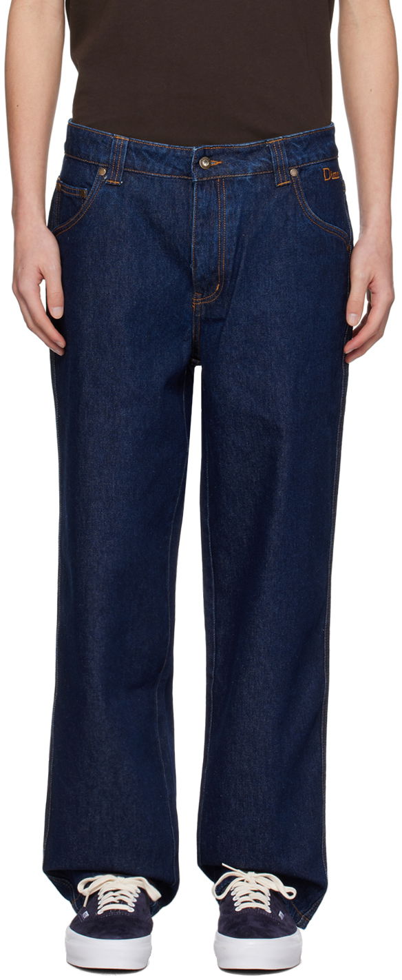 Kavbojke Dime Indigo Classic Relaxed Jeans Mornarica | DIMESP2433IND