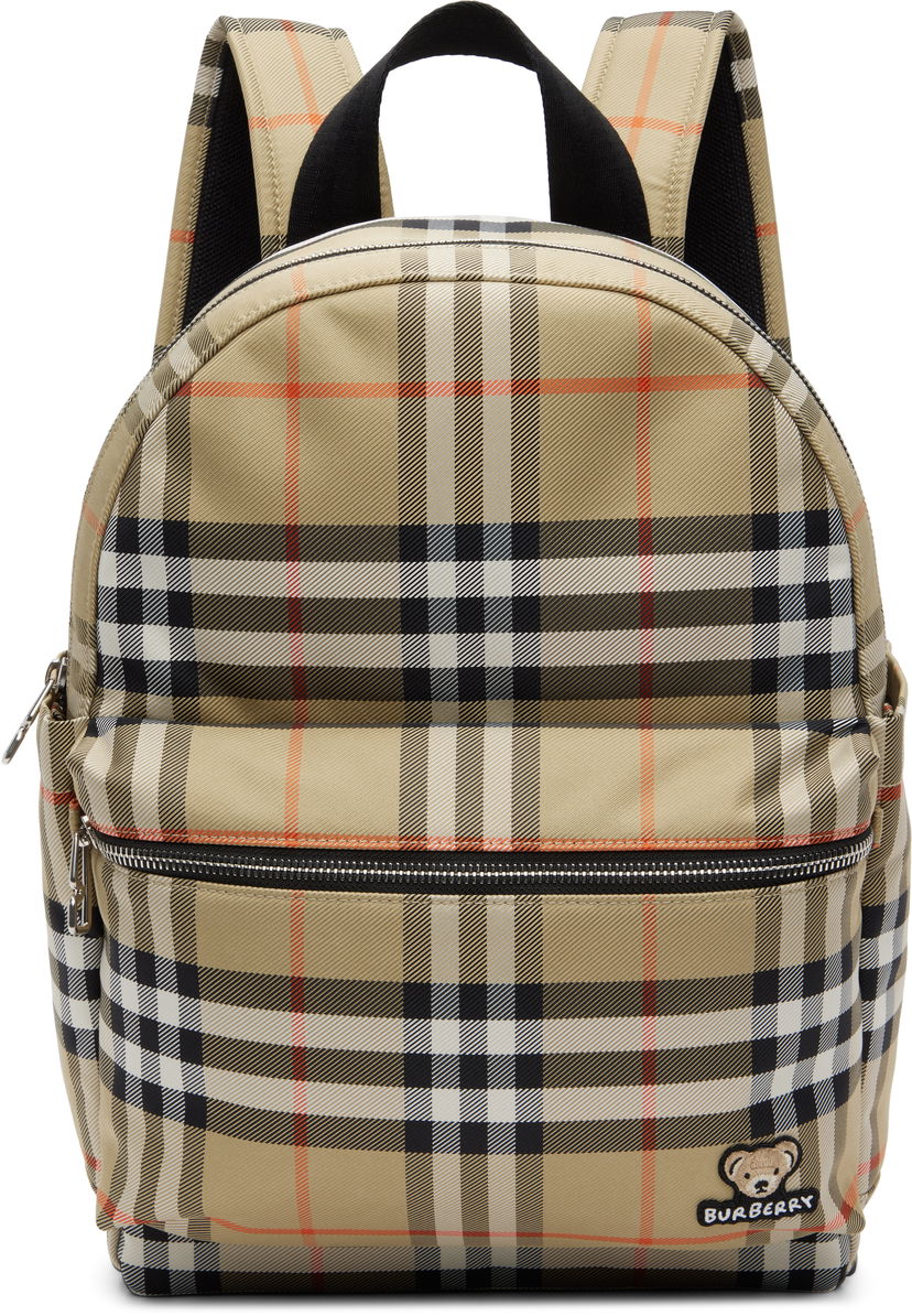 Nahrbtnik Burberry Burberry Check Backpack Bež | 8108445