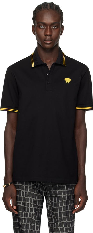 Polo majica Versace Medusa Polo Črna | 1013910_1A09860, 0