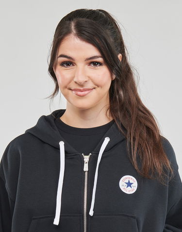 Pulover Converse Retro Chuck Hoodie Črna | 10025888-A01, 4