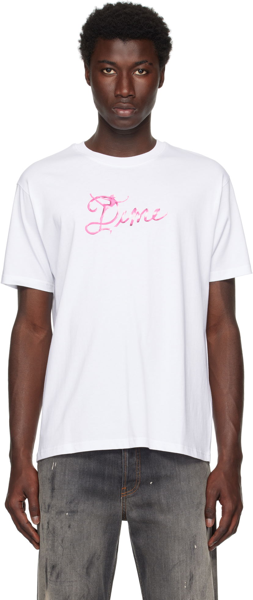 Majica Dime Dime Satin Graphic T-Shirt Bela | DIMESU2554WHT