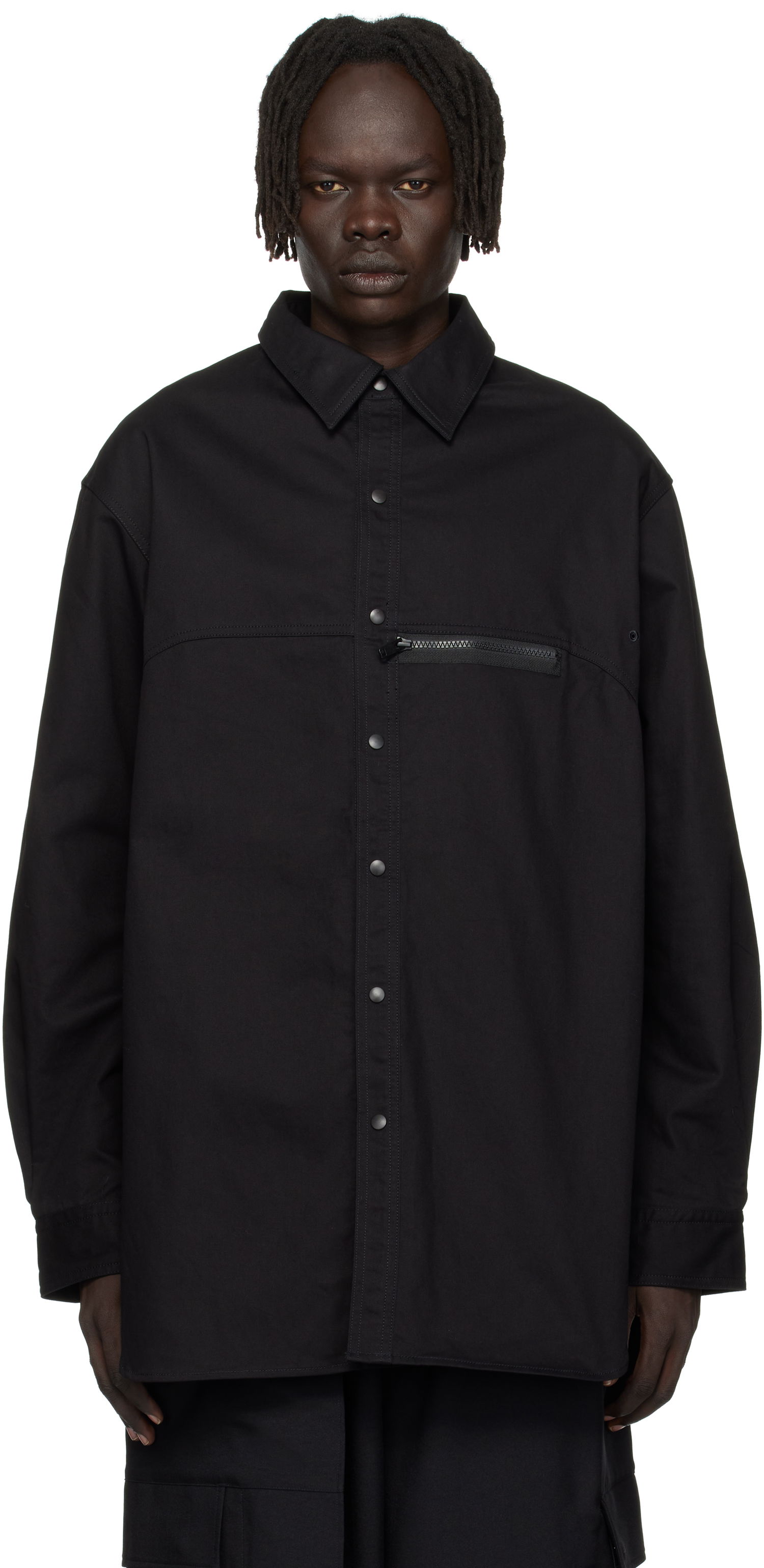 Srajce Y-3 Y-3 UT Twill Overshirt Črna | JW4620, 0