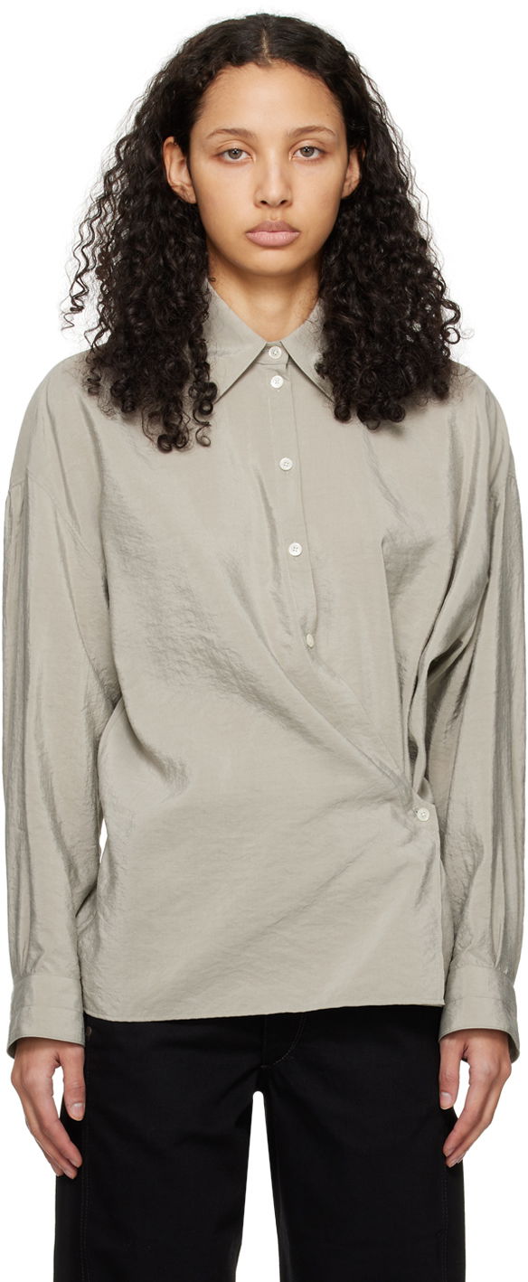 Srajce LEMAIRE Twisted Button-Up Shirt Zelena | SH1032 LF208, 0
