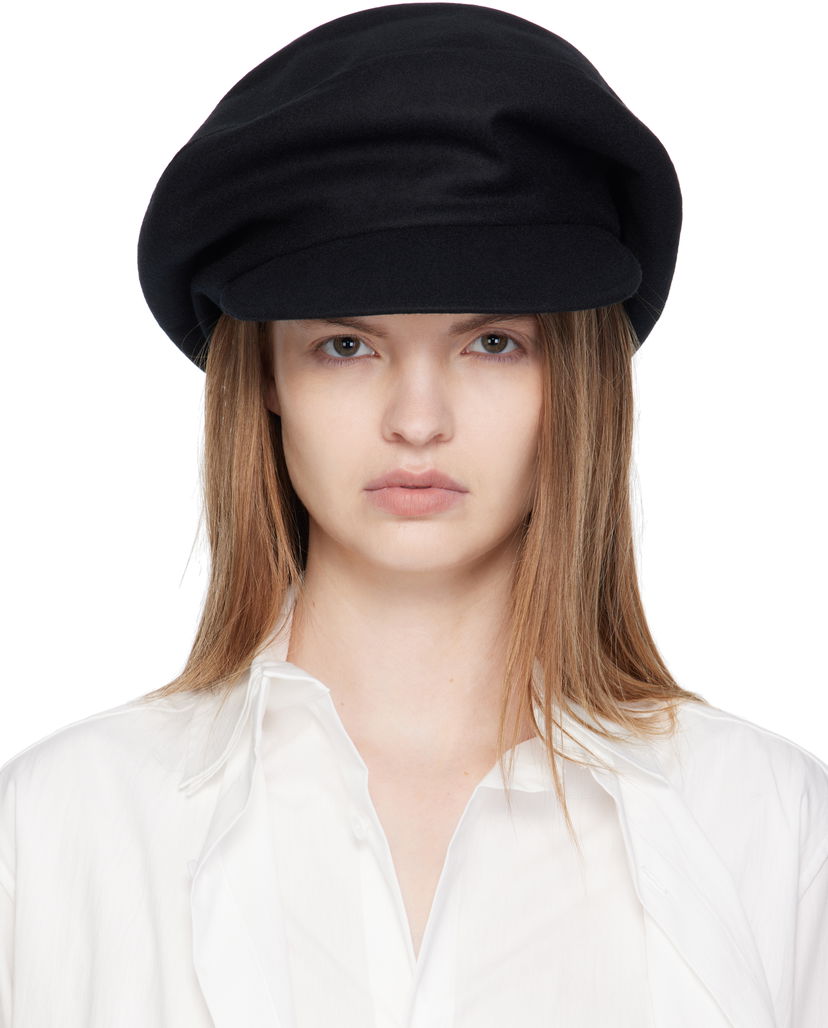 Klobuk Yohji Yamamoto Yohji Yamamoto Top Crown Casquette Črna | FL-H82-164