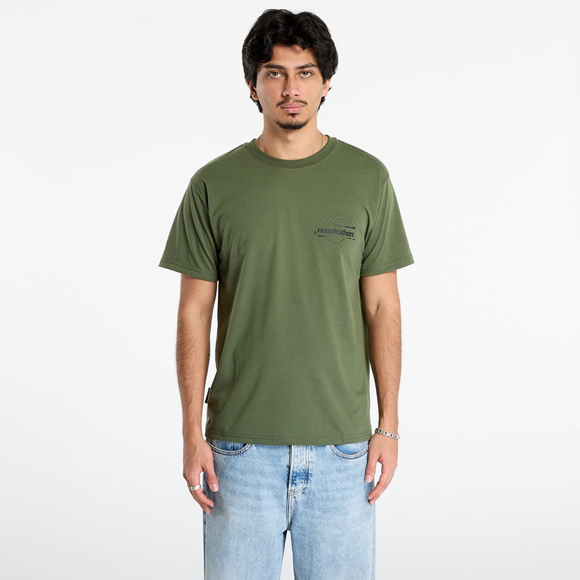 Majica Horsefeathers T-Shirt Shank Zelena | SM1396A