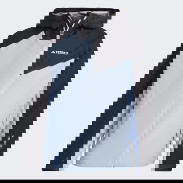 Vetrovka adidas Performance TERREX XPERIOR GORE-TEX PACLITE RAIN JACKET Modra | HU1115, 3