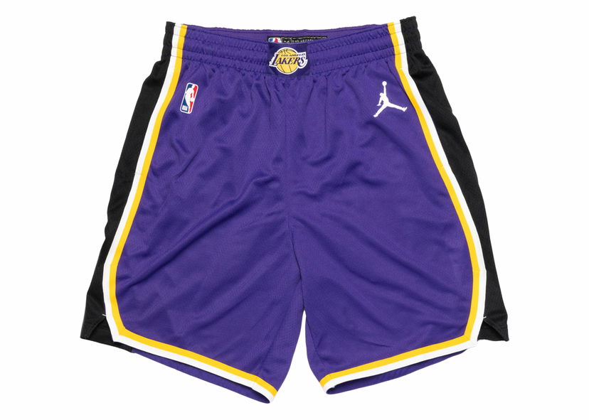 Kratke hlače Nike LA Lakers Statement Edition 2020 Swingman Shorts Field Purple/White Lila | CV9564-504
