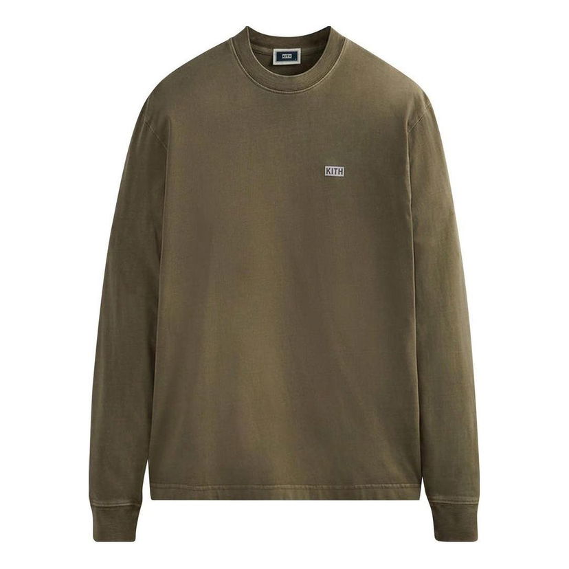 Majica KITH KITH Long-Sleeve T-Shirt Zelena | KHM030632-249