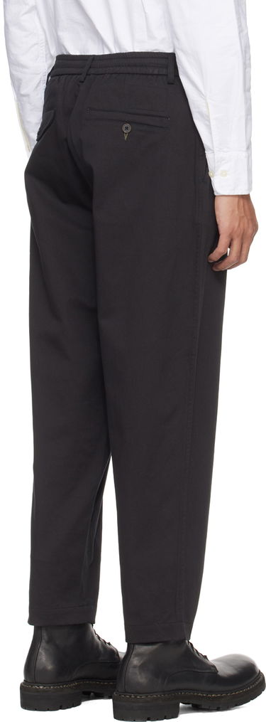Hlače Universal Works Universal Works Pleated Trousers Črna | 00134, 2