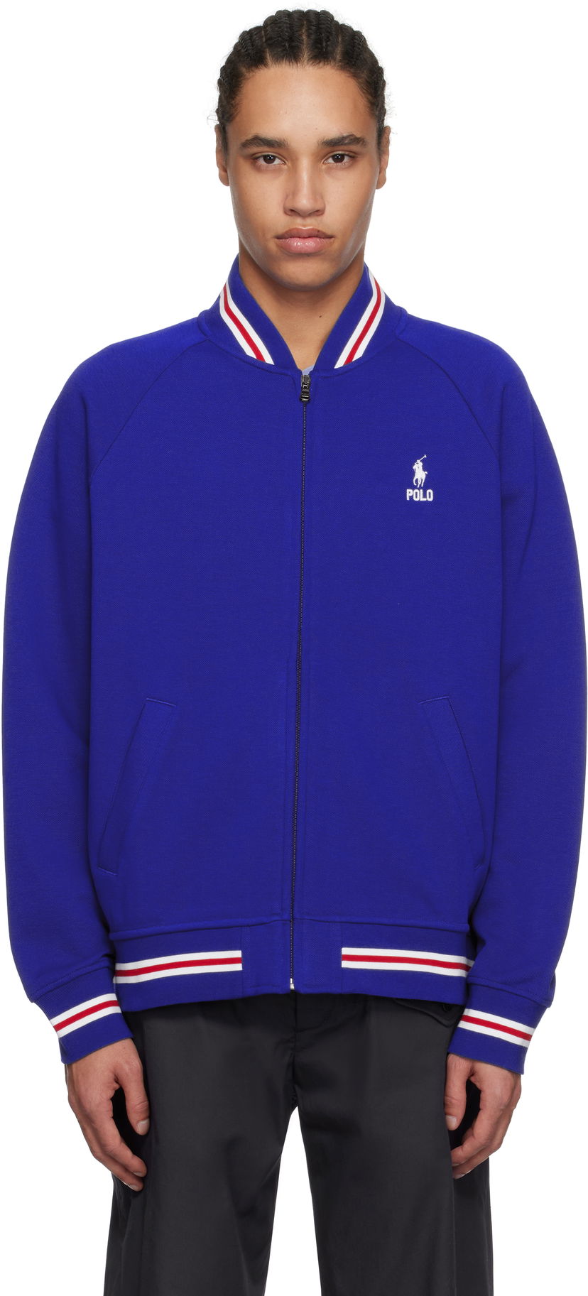 Bomber jakna Polo by Ralph Lauren Ralph Lauren Zip Bomber Jacket Modra | 710964434001