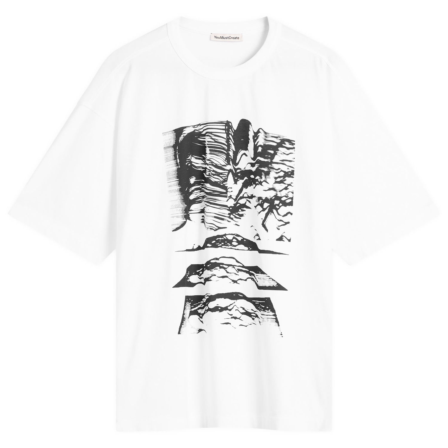 Majica YMC YMC Triple Mountains T-Shirt, Size Small Bela | P6ZAE-10, 1