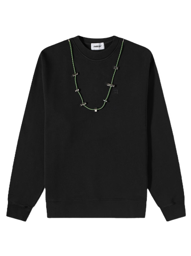 Pleteni pulover Ambush Stoppers Crewneck Črna | BMBA028F22FLE0011055