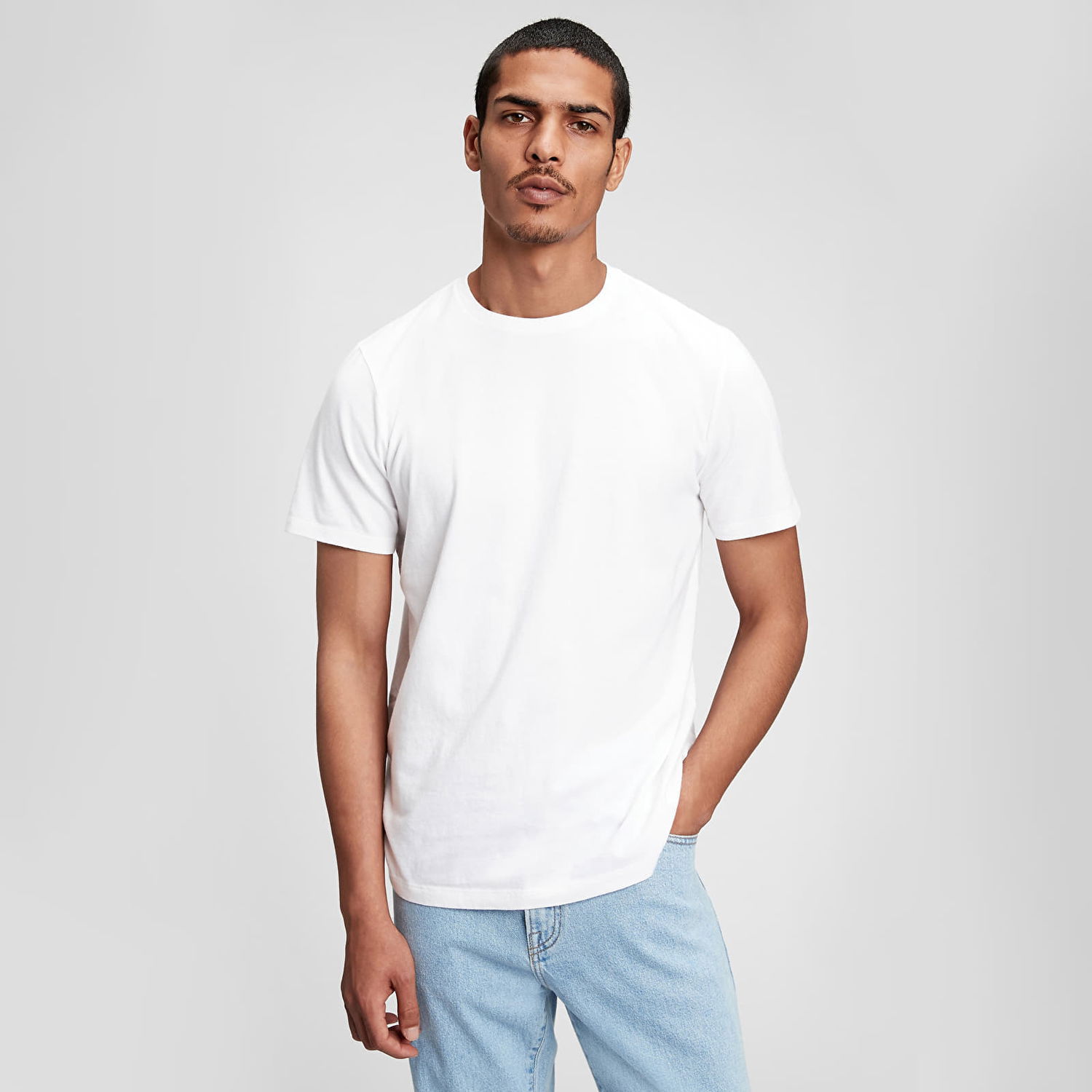Majica GAP Basic Tee Optic White 3 Bela | 440775-00, 0