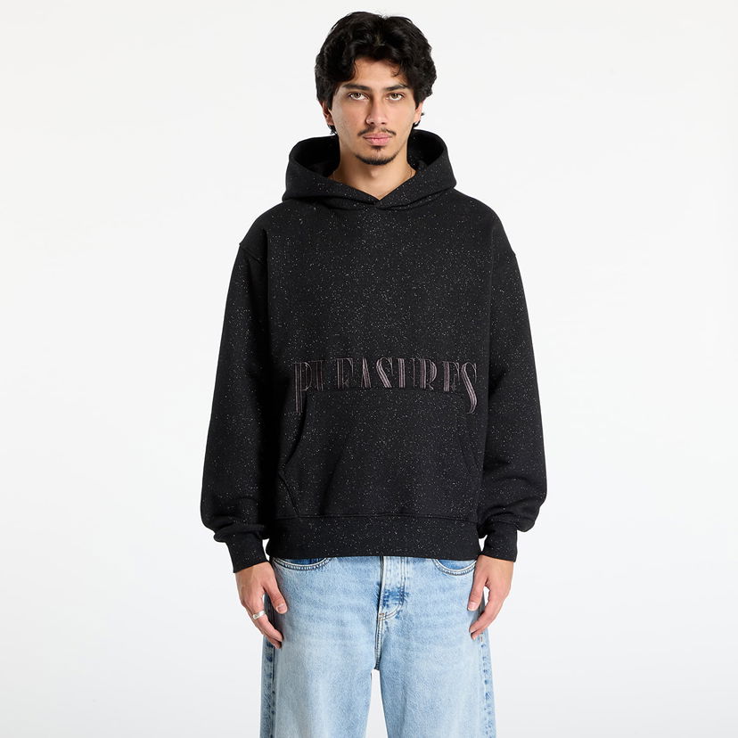 Pulover Pleasures Starry Onyx Hoodie Črna | P25F027-BLACK