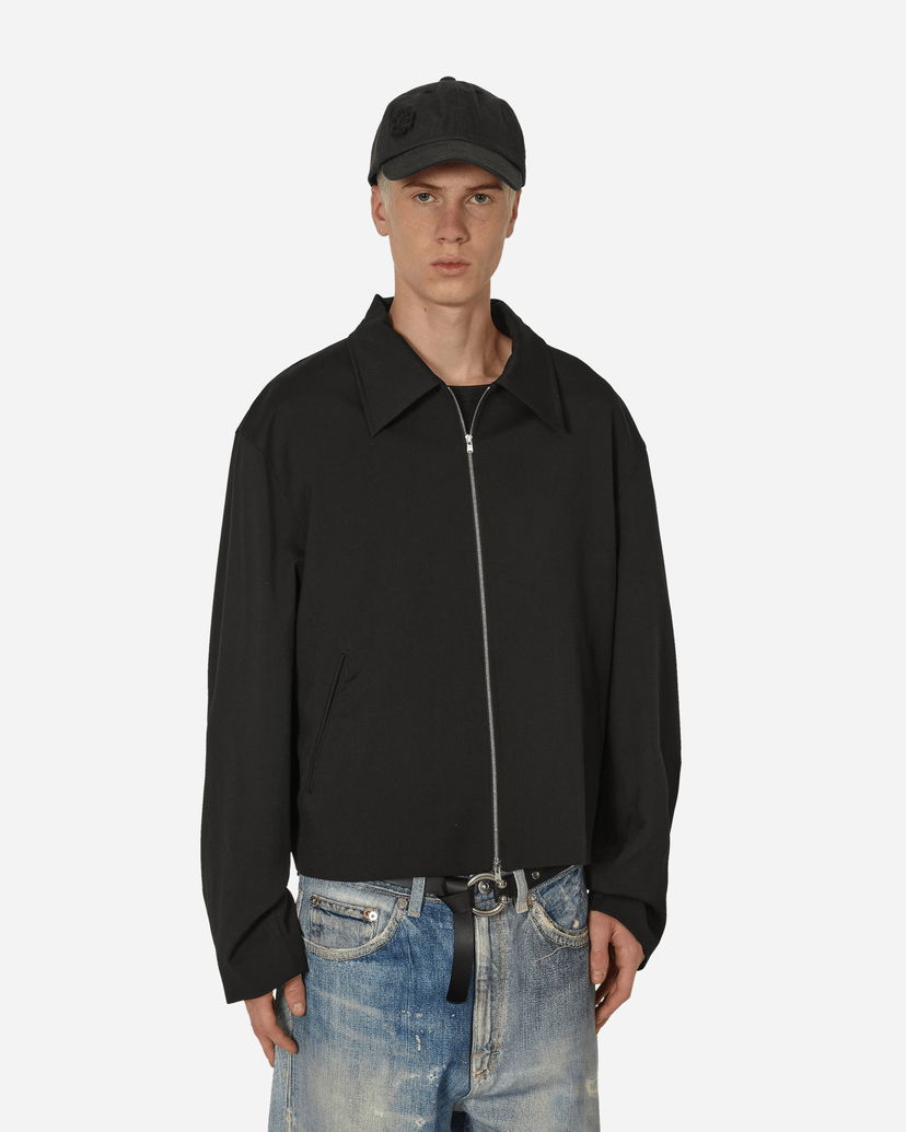 Bomber jakna OUR LEGACY Cropped Zip Jacket Črna | M2230MBW 001