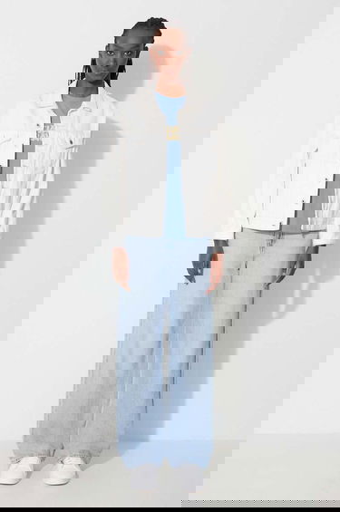 Majica FJÄLLRÄVEN Logo Tee Modra | F87146.543, 2