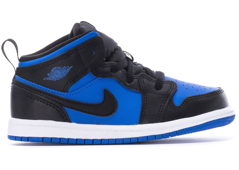 Oblačila Jordan Jordan 1 Mid Black Royal Blue Mornarica | DQ8425-042