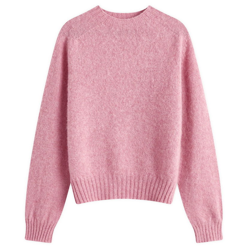 Pleteni pulover YMC Jets Knit Jumper Roza | Q8XMA-Pink