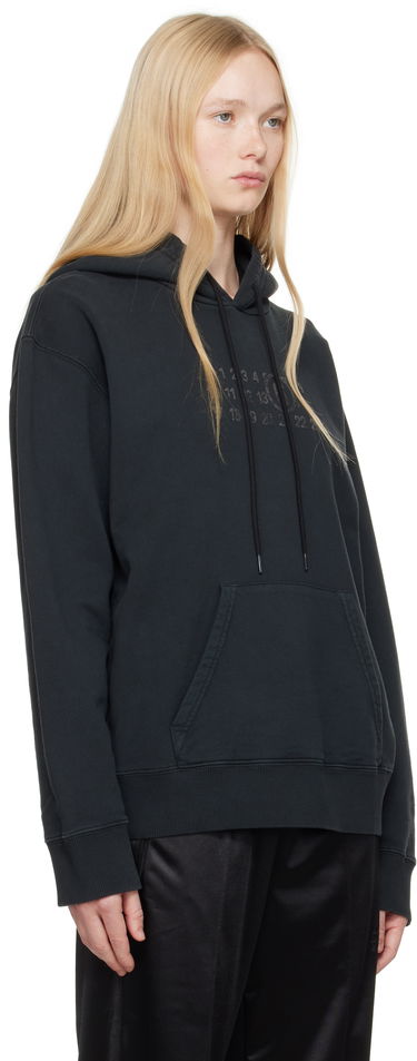 Pulover Maison Margiela MM6 Maison Margiela Unbrushed Sweat Jersey Hoodie Zelena | S62GU0138 M25004, 4