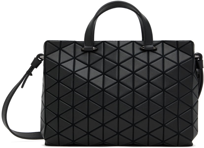 Torbica BAO BAO ISSEY MIYAKE Geometric Pattern Matte Shoulder Bag Črna | BB48AG204