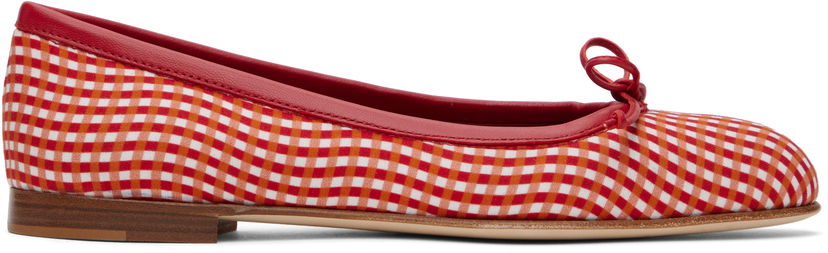 Oblačila Manolo Blahnik Manolo Blahnik Veralli Ballerina Flats Rdeča | 424-1947