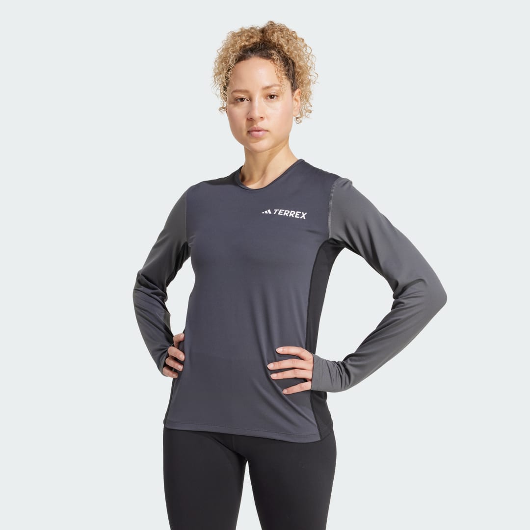 Majica adidas Performance Long Sleeve Base Layer T-Shirt Siva | JC8200, 0