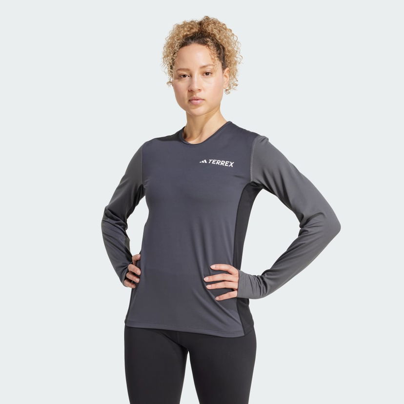 Majica adidas Performance Long Sleeve Base Layer T-Shirt Siva | JC8200