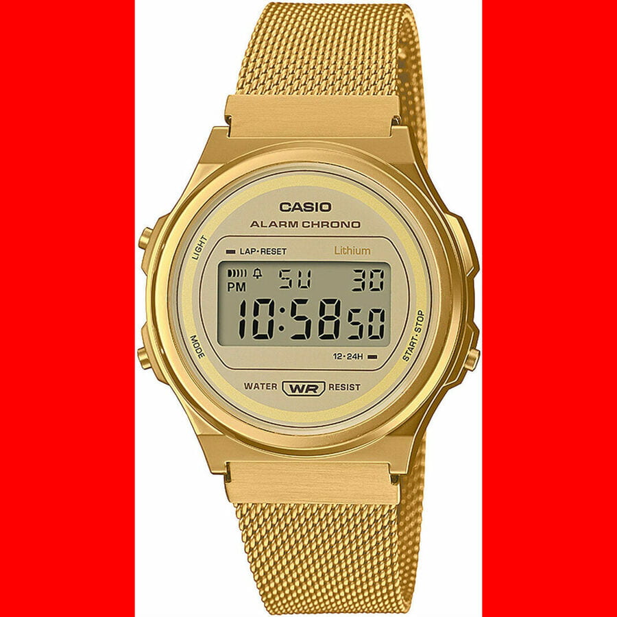 Ure CASIO 171WEMG-9AEF Watches Bež | A171WEMG-9AEF, 0