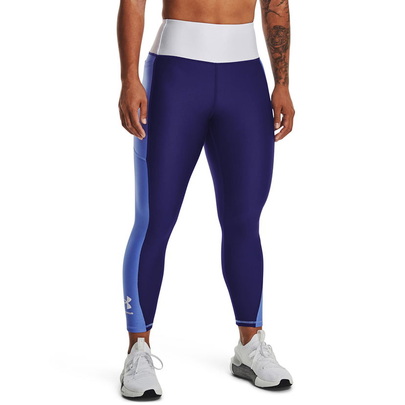 Pajkice Under Armour Blocked Ankle Legging Blue Modra | 1377091-468