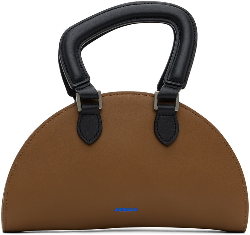 Torbica ADER ERROR Half Moon Shape Leather Pouch Bag Rjava | BN01SSBA0602BR