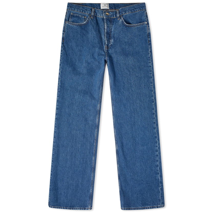 Kavbojke Anine Bing Hugh Blue Jeans Size Medium Modra | A-06-1134-418