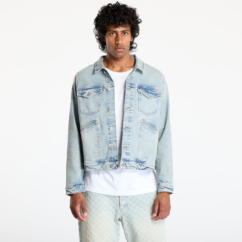 Jakna Tommy Hilfiger Tommy Jeans Isaac Relaxed Trucker Denim Jacket Modra | DM0DM21051 1A5