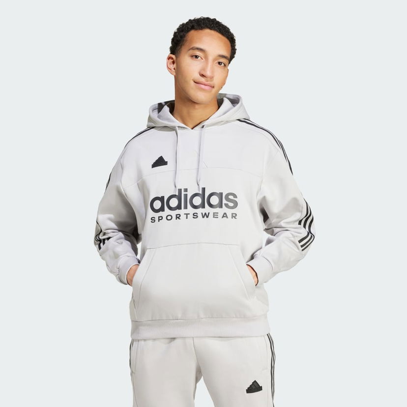 Pulover adidas Performance Tiro Fleece Hoodie Siva | IW5939