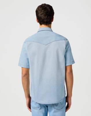Srajce Wrangler Wrangler Western Short Sleeve Shirt Modra | 112362742:XXL