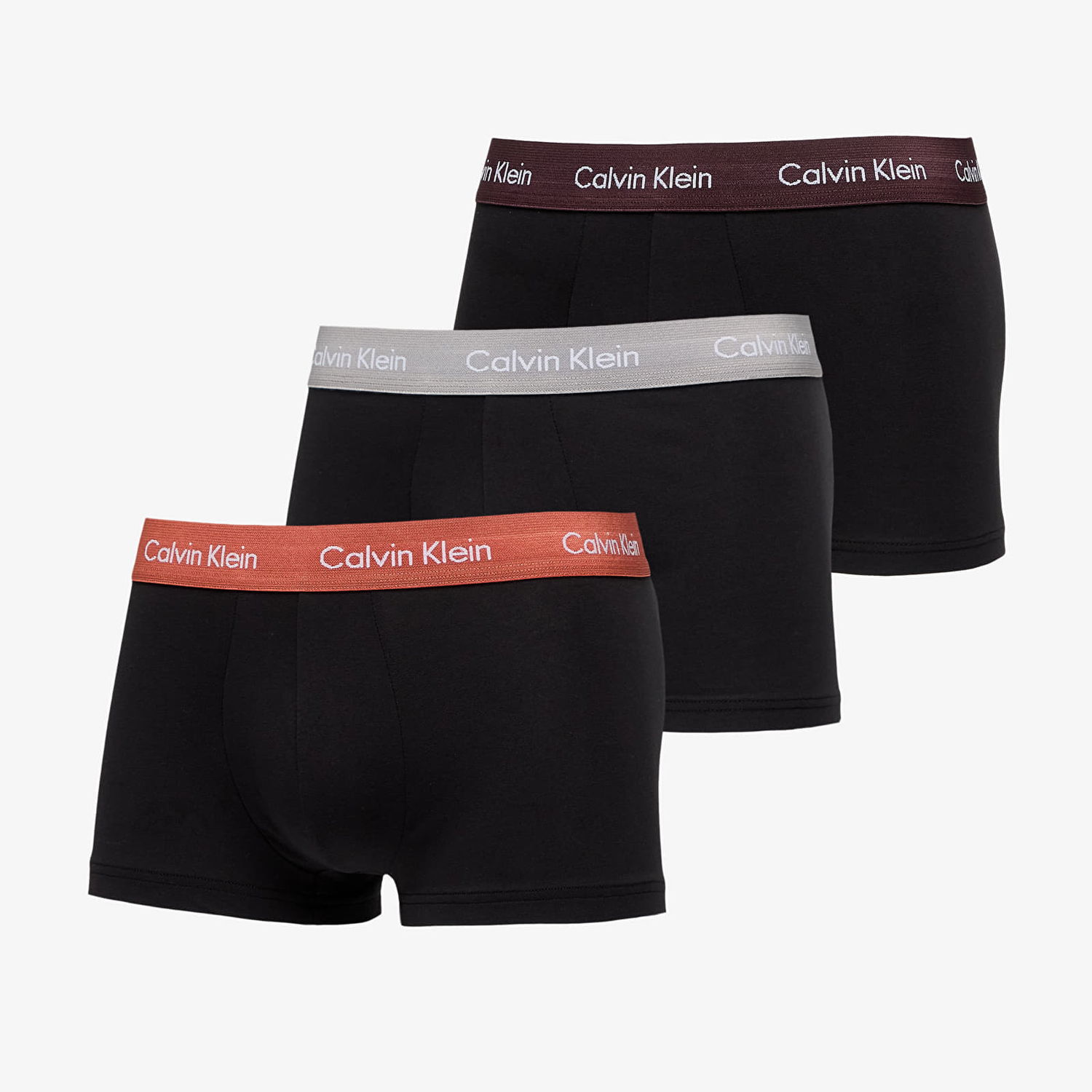 Boksarice CALVIN KLEIN Low Rise Trunk 3-Pack Black S Črna | U2664G Q41, 0