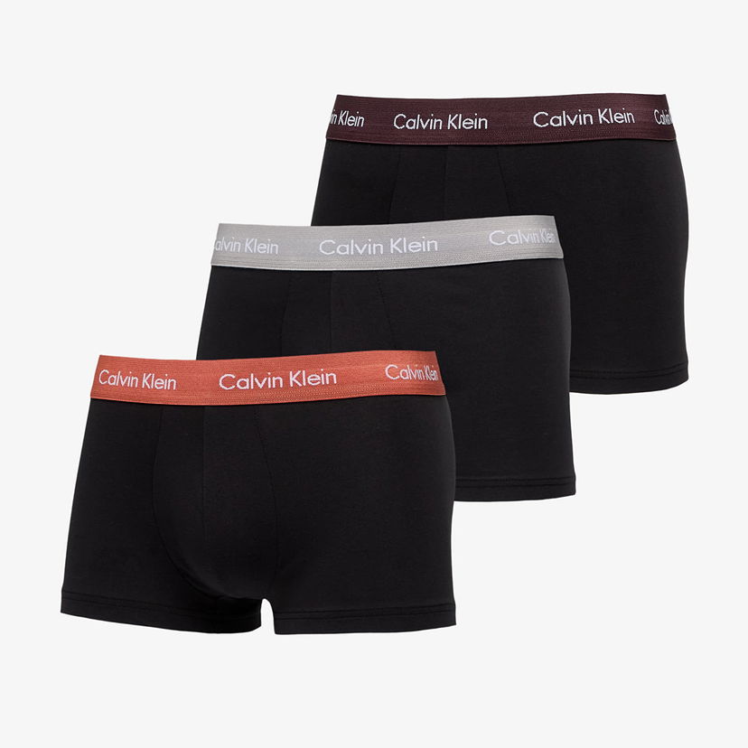 Boksarice CALVIN KLEIN Low Rise Trunk 3-Pack Black S Črna | U2664G Q41