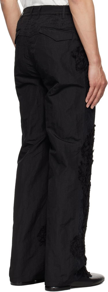 Hlače ADER ERROR ADER error Product. 90 Floral Appliqué Trousers Črna | BO01SSBT0106BK, 2