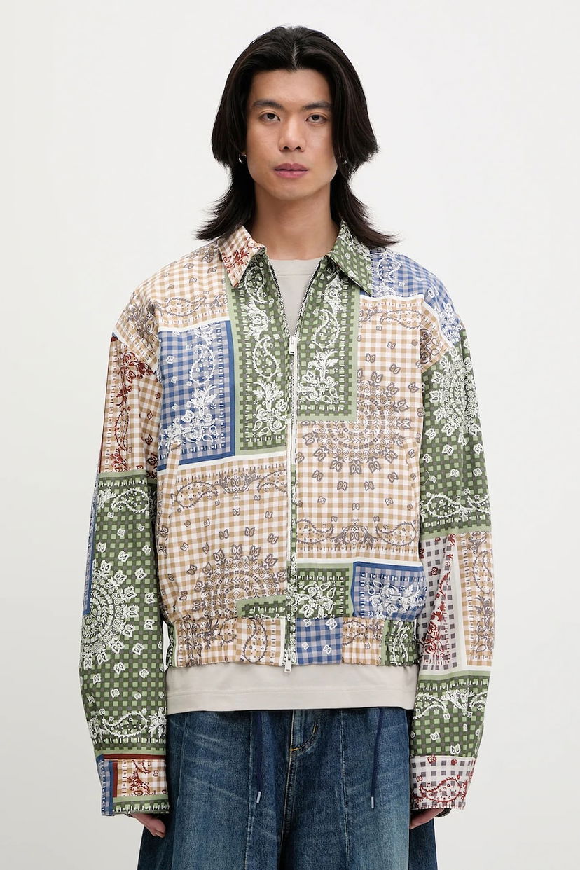 Bomber jakna Rhude RHUDE Bandana Print Zip-Up Jacket Večbarvna | RHSS25JA01450