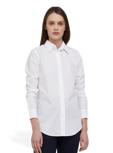 Srajce Polo by Ralph Lauren Monogram Embroidered Shirt Bela | 200684553001
