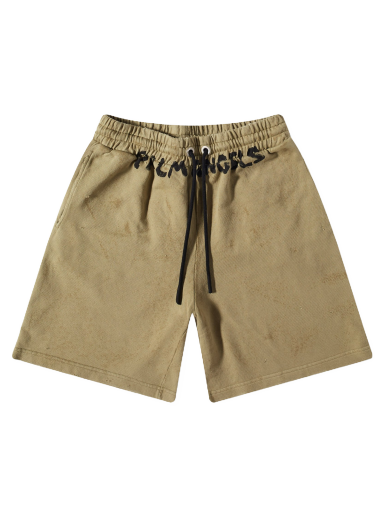 Kratke hlače Palm Angels Logo Short Zelena | PMCI010S23FLE0065610