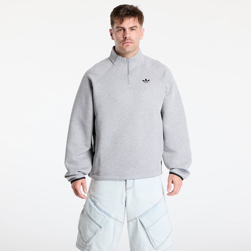 Pulover adidas Originals Spacer Drill Track Top Siva | JX1508