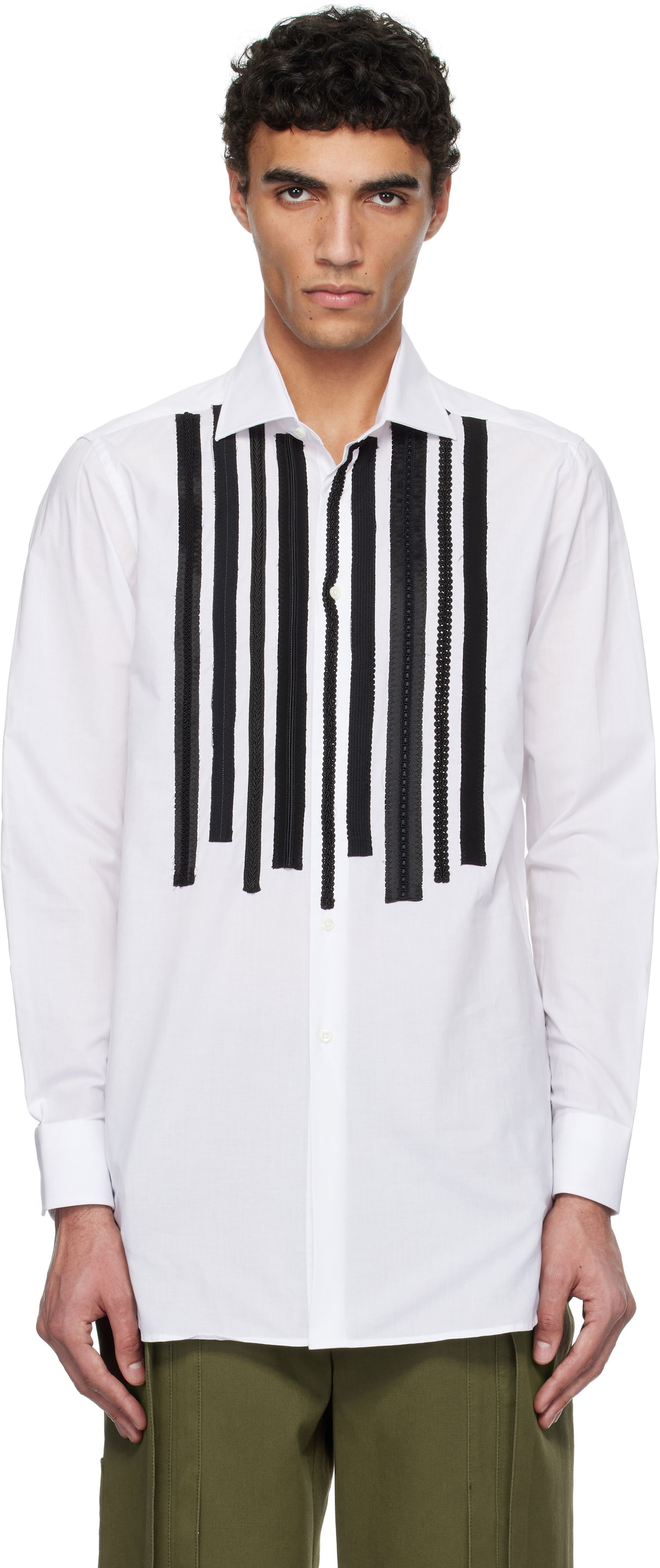 Srajce Junya Watanabe Junya Watanabe Rover Edition Customized Shirt Bela | WO-B001-051, 0