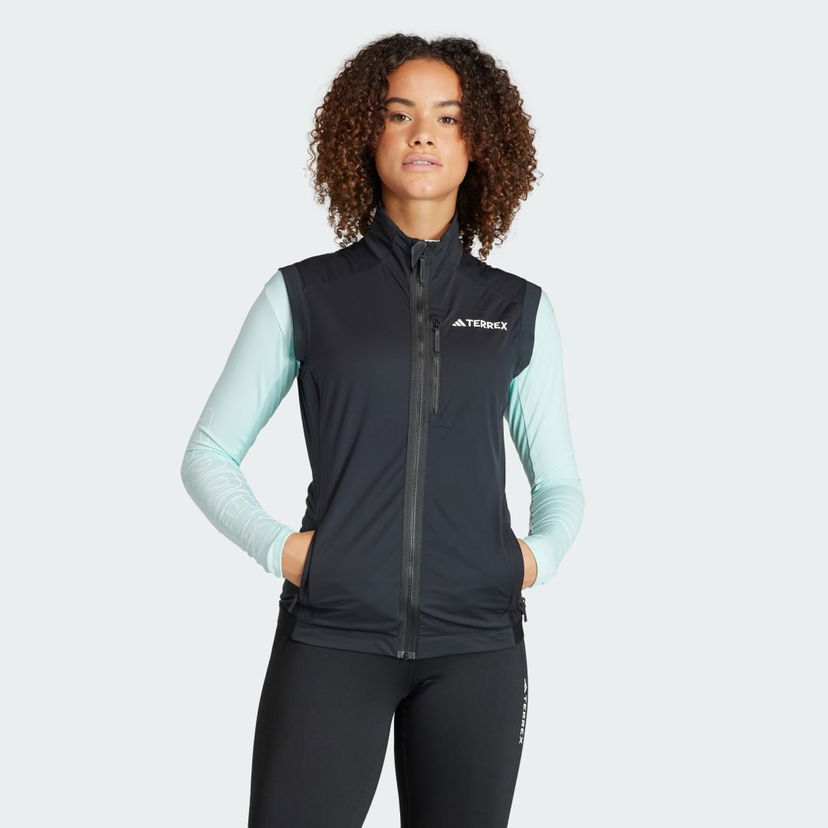 Telovnik adidas Performance Terrex Xperior Cross Country Ski Soft Shell Črna | HZ4413