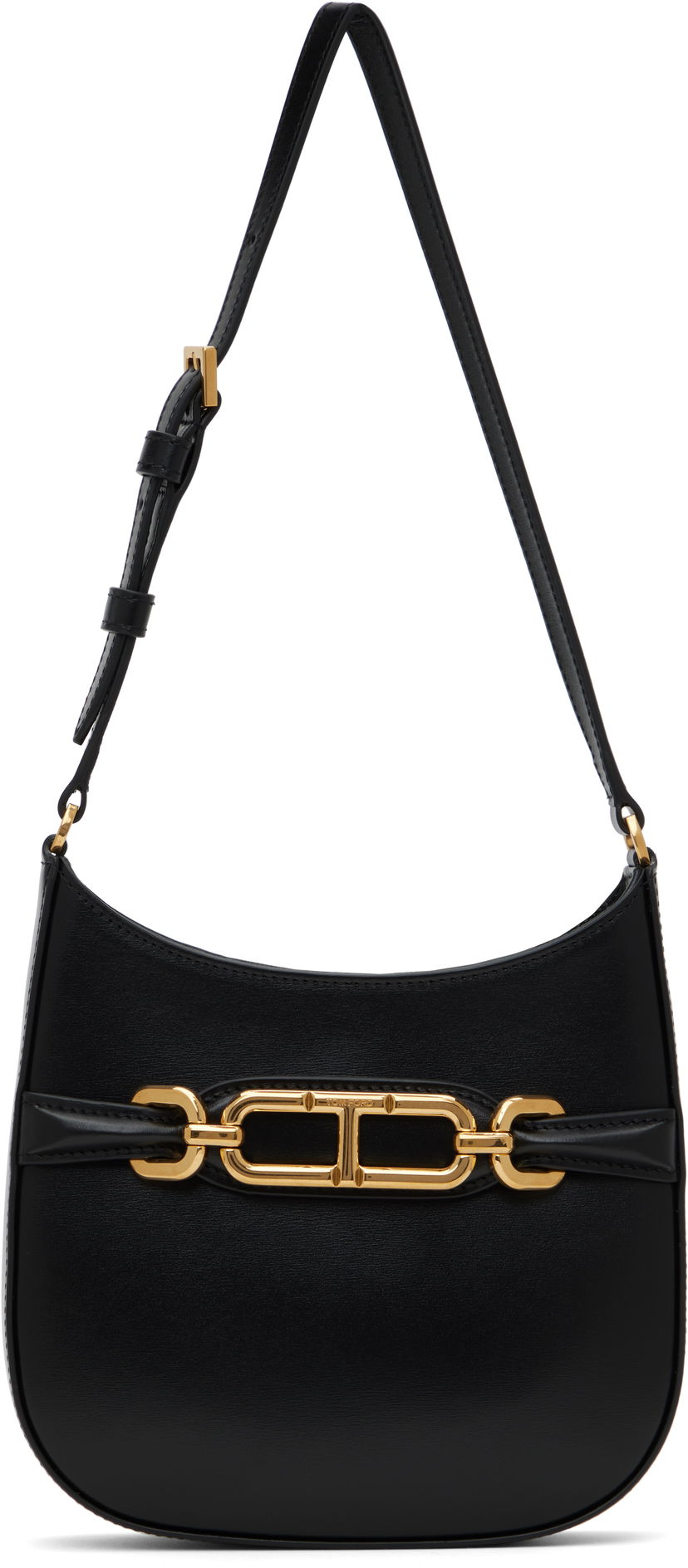 Torbica Tom Ford Tom Ford Mini Palmellato Leather Shoulder Bag Črna | L1839-LCL056X