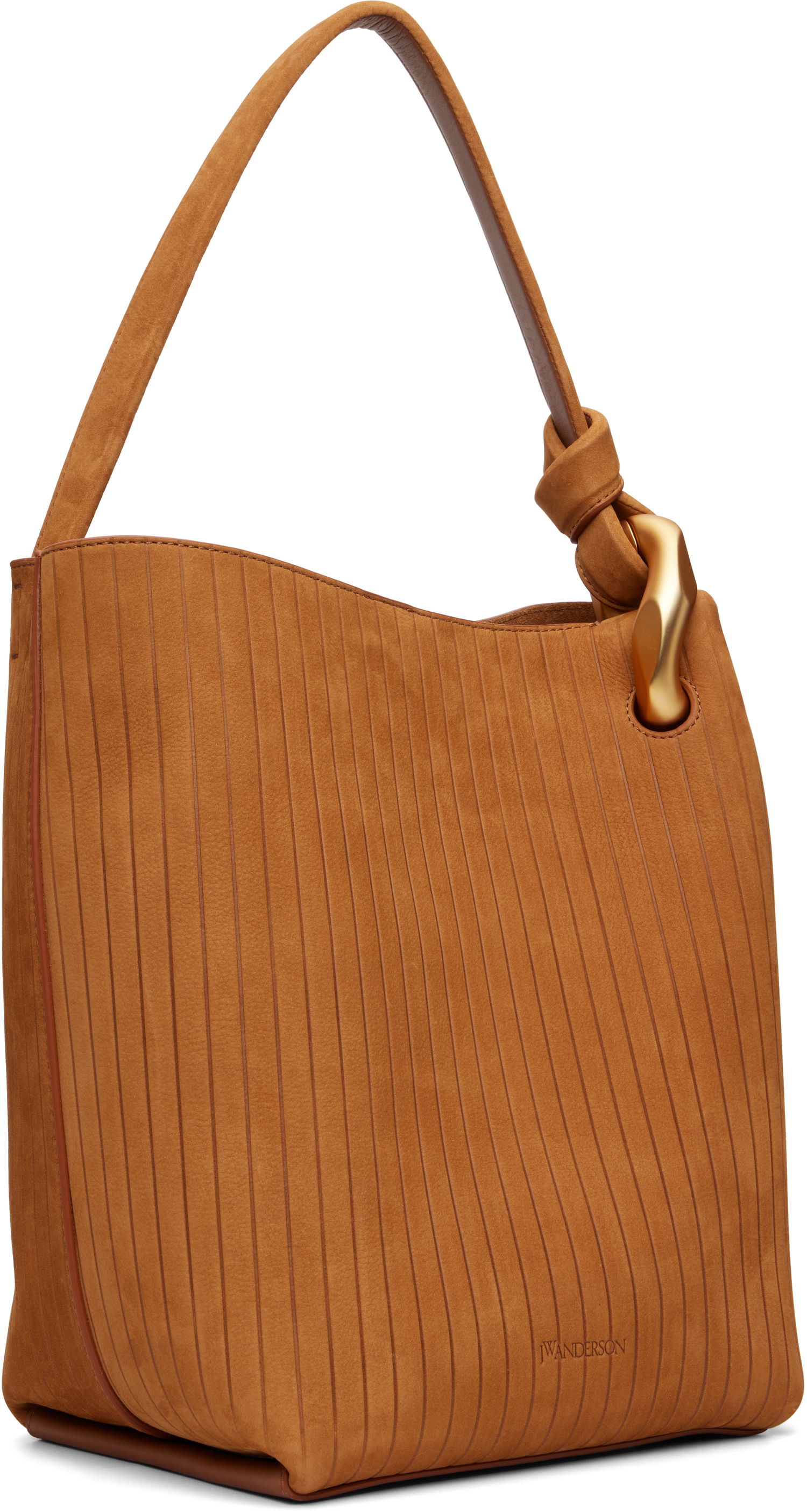 Tote bag JW Anderson 'The JWA Corner Bucket' Tote with Vertical Texture and Sculptural Hardware Rjava | HB0737-LA0375, 1