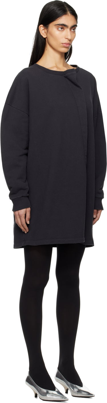 Obleke Maison Margiela MM6 Maison Margiela Sweat Jersey Darting Minidress Črna | S52DA0050 M25014, 1