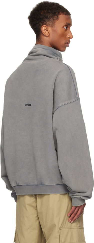 Pleteni pulover We11done We11done Standard Turtleneck Hoodie Siva | WD-TS3-24-731-U-CH, 2