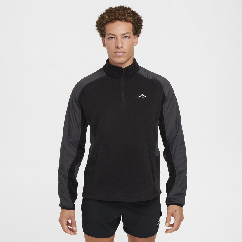 Pulover Nike Trail Running Fleece Pullover Črna | FV9962-010